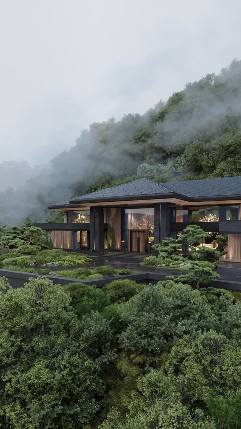 Villa Kensho With Oriental Motifs
