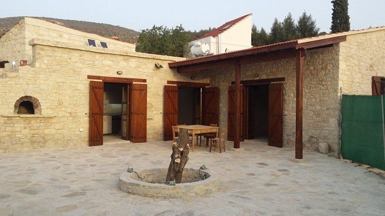 restoration of an old village house in Lania village Cyprus