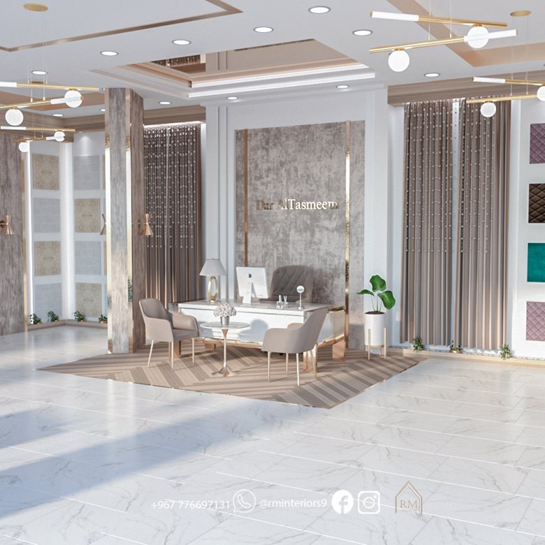 My Elegant Interior design for a decoration office . I hope you like it :) 