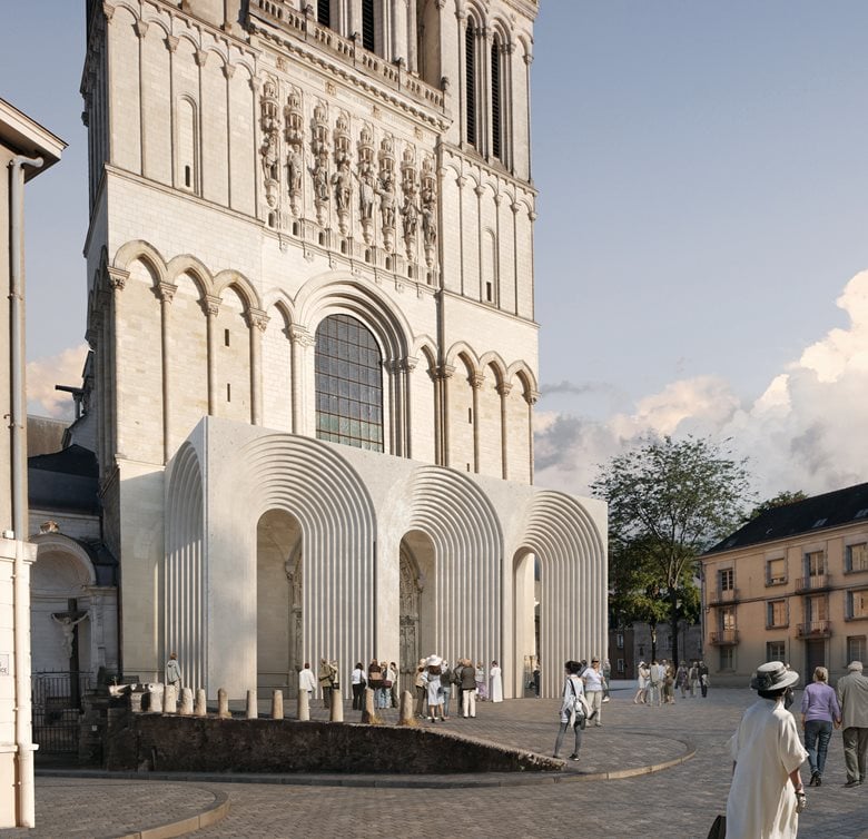 Kengo Kuma per la Cattedrale di Saint-Maurice d'Angers in Francia
