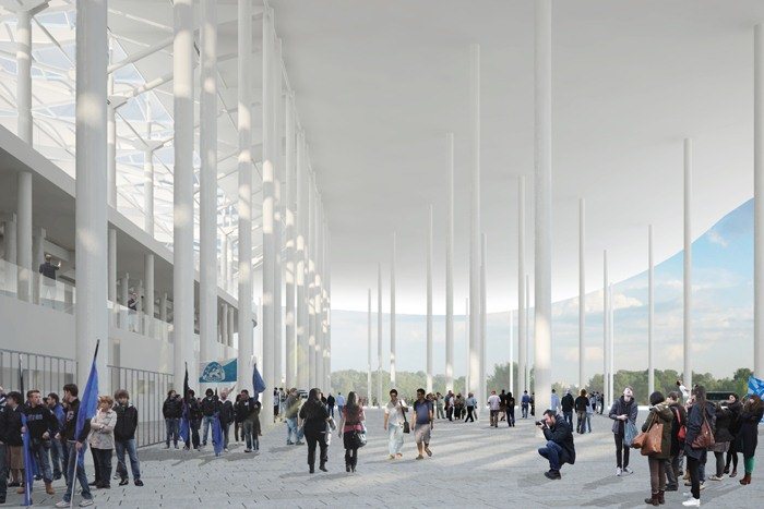 Competition for Ruch Chorzow stadium in Poland (2013)