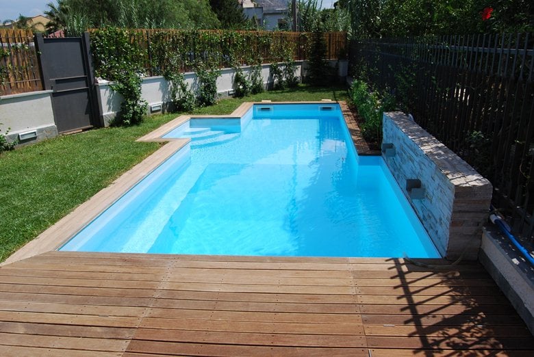 Progetto di una piscina Palermo Mondello Italia