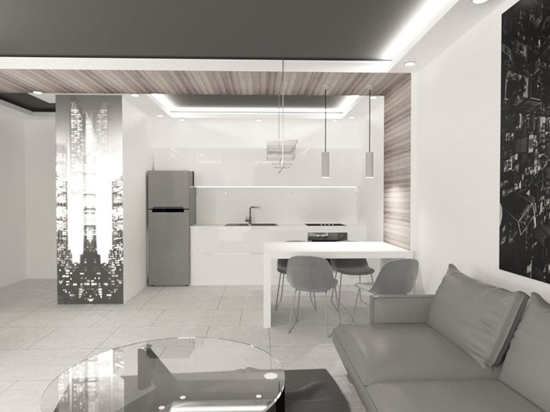 Apartment interior project in Vilnius