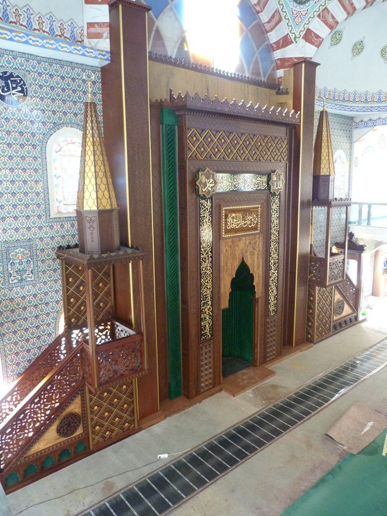 cami mihrab, mimber ve kürsü
