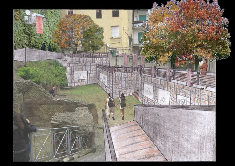 Riqualificazione ambientale del sito archeologico di Carminiello ai Mannesi (Napoli)