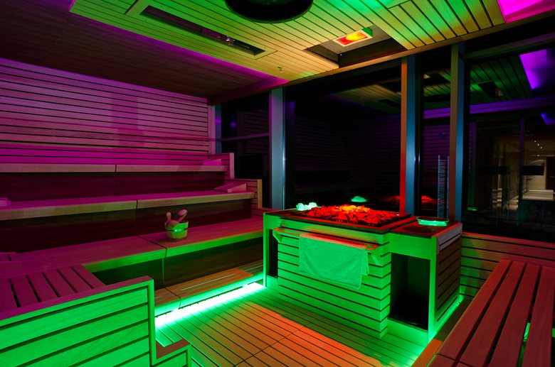 event sauna illuminazione Led lighting 