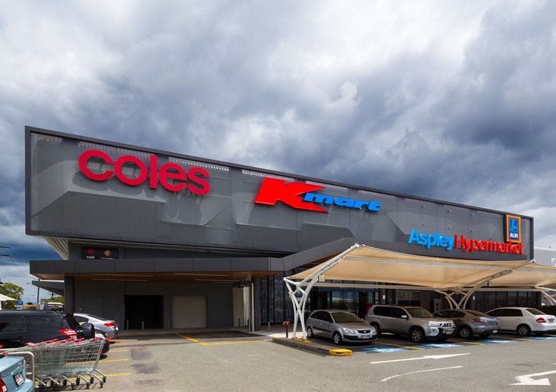 Unique Architectural Facade at Aspley Hypermarket | Kaynemaile  Architectural Mesh