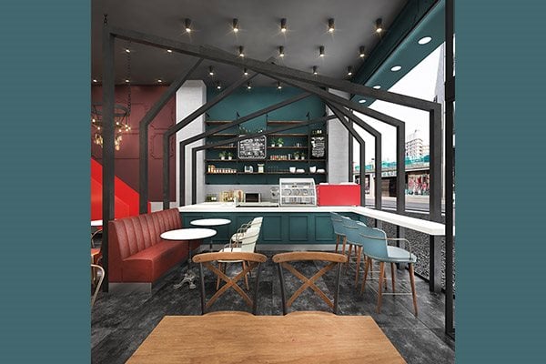 Cafe Restaurant Interior Design / Theran, Iran,2020