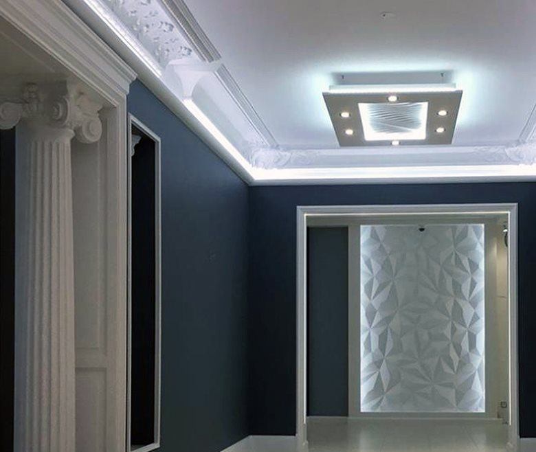 Plaster cornice, Ceiling Rose, Niches Columns Pilasters
