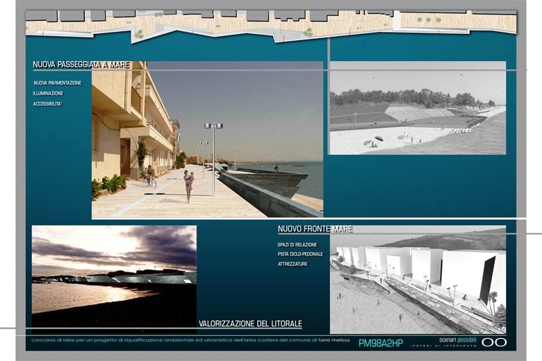 concorso di progettazione - fascia costiera di Torre Melissa - Crotone - Italia