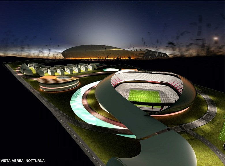 Concept of the New Foggia Stadium - ITALY