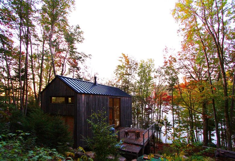 Remote Lake Camp (Modern Cabin)