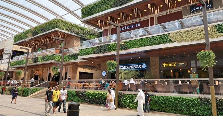 LIVING GREEN WALL AT THE AVENUES KUWAIT