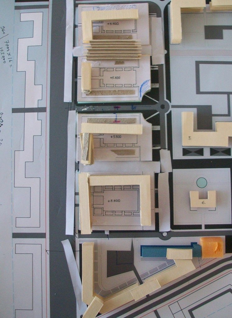 reconstruction of a residential area