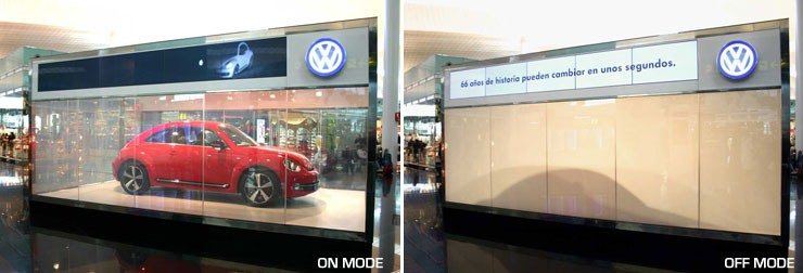 DreamGlass® used in Volkswagen 2012 Beetle presentation