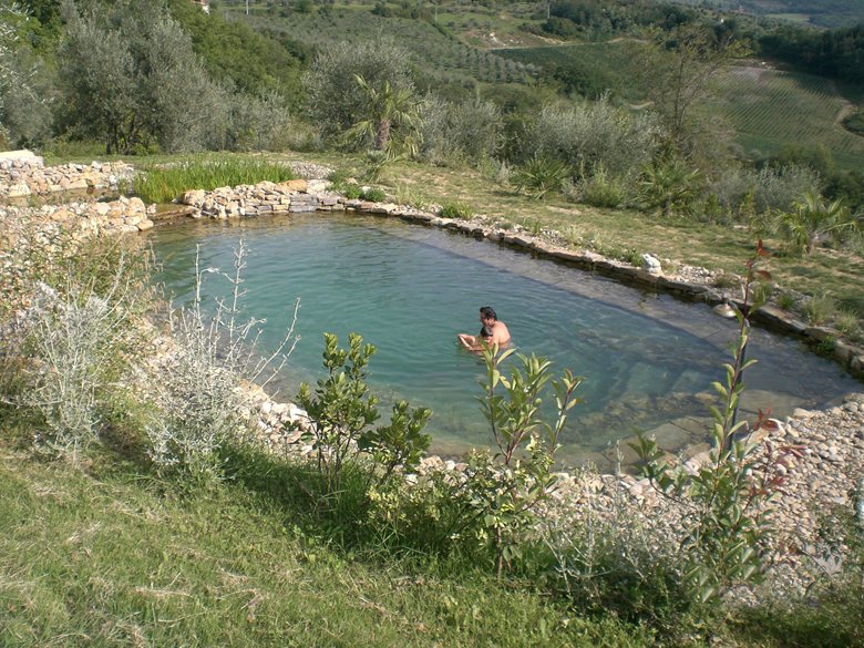 Il biolago, la piscina naturale