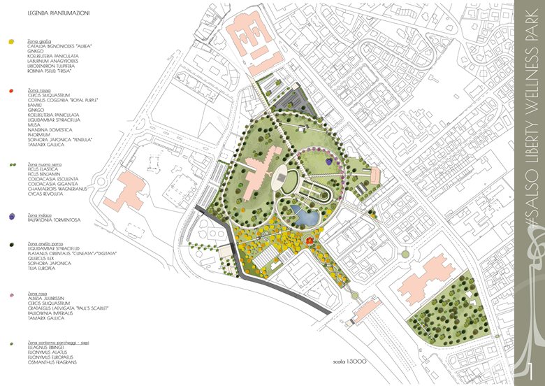 Riqualificazione di un ampio spazio urbano e creazione di un parco termale