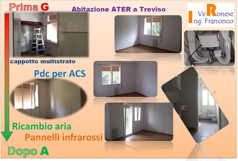 Riqualificazione energetica appartamento ATER Via Colonna 15 - Treviso