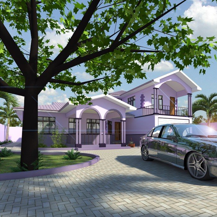 design and construction of 6 bedroom single storey