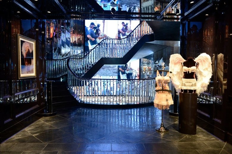 Victoria Secret's main staircase engineering in Birmingham flagship store (UK)