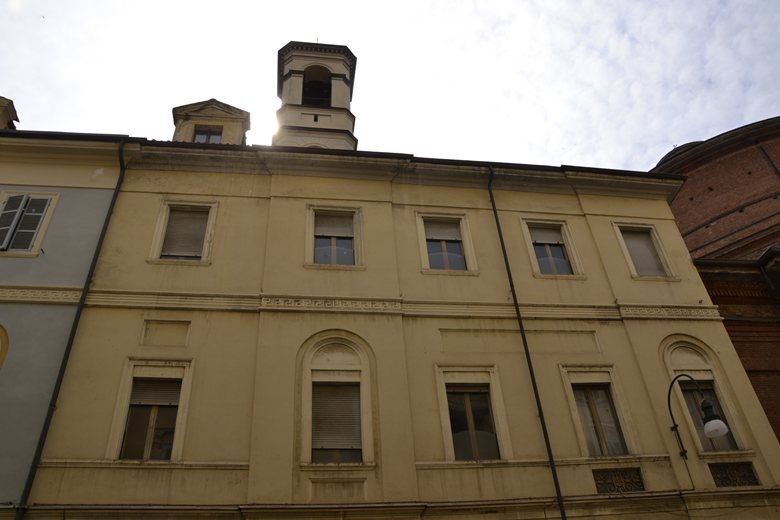studio per ampliamento residenza universitaria verso convento EX sacramentine  piazza Cavour Torino