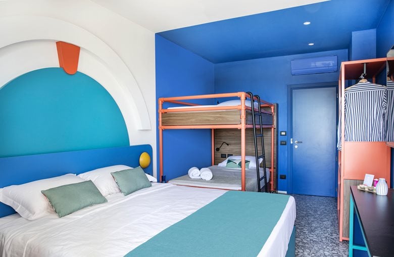Hotel Albatros a Rimini: il 'Funky Mediterraneo' di Rizoma