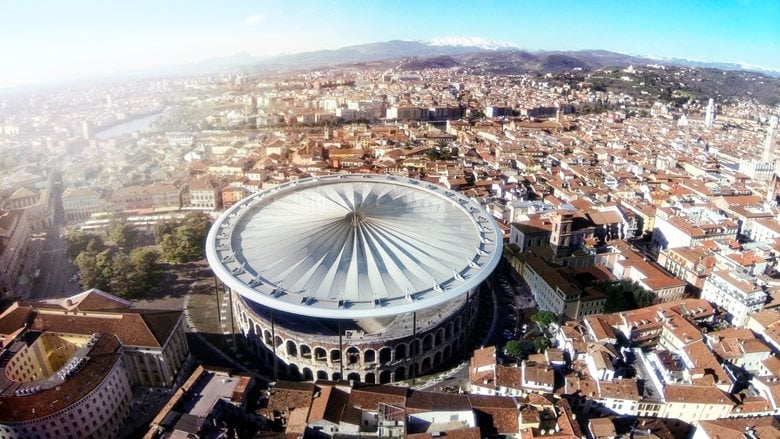 Concorso internazionale di idee per la copertura dell’Anfiteatro Romano Arena di Verona - 15° classificato