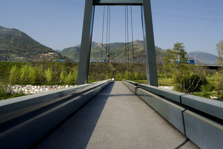 Ponte ciclopedonale sul Fiume Serio