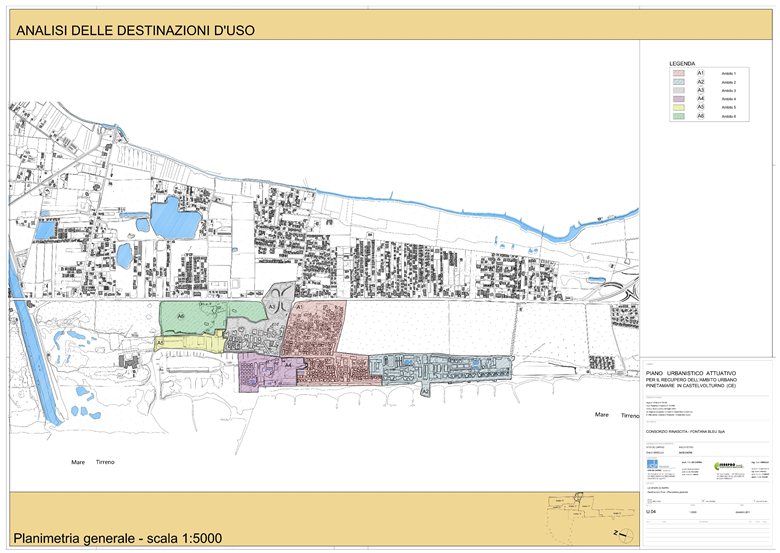Piano Urbanistico Attuativo per il recupero dell'ambito urbano Pinetamare in Castelvolturno