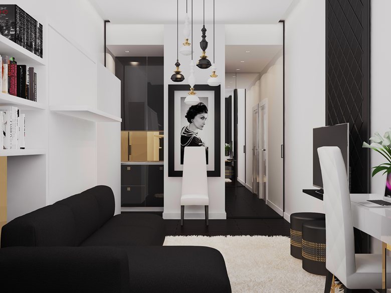 CHANEL apartment in Milan (25 square meters / transformer)