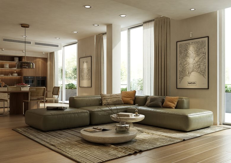 Living Room | Interior design project / digital photography