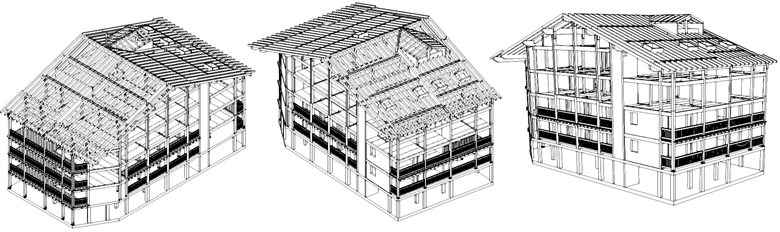 Edificio multipiano in legno