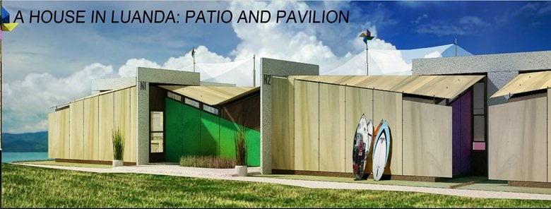 A House in Luanda:Patio and Pavilion