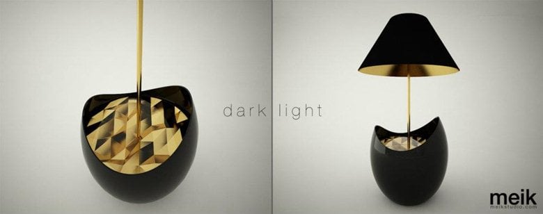Darklight lamp