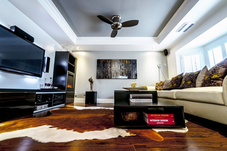 Classic Contemporary Living Room - TOC design