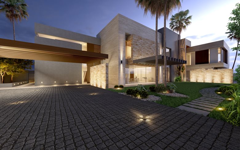 Mountain Modern Luxury Villa in Umm Al Sheif