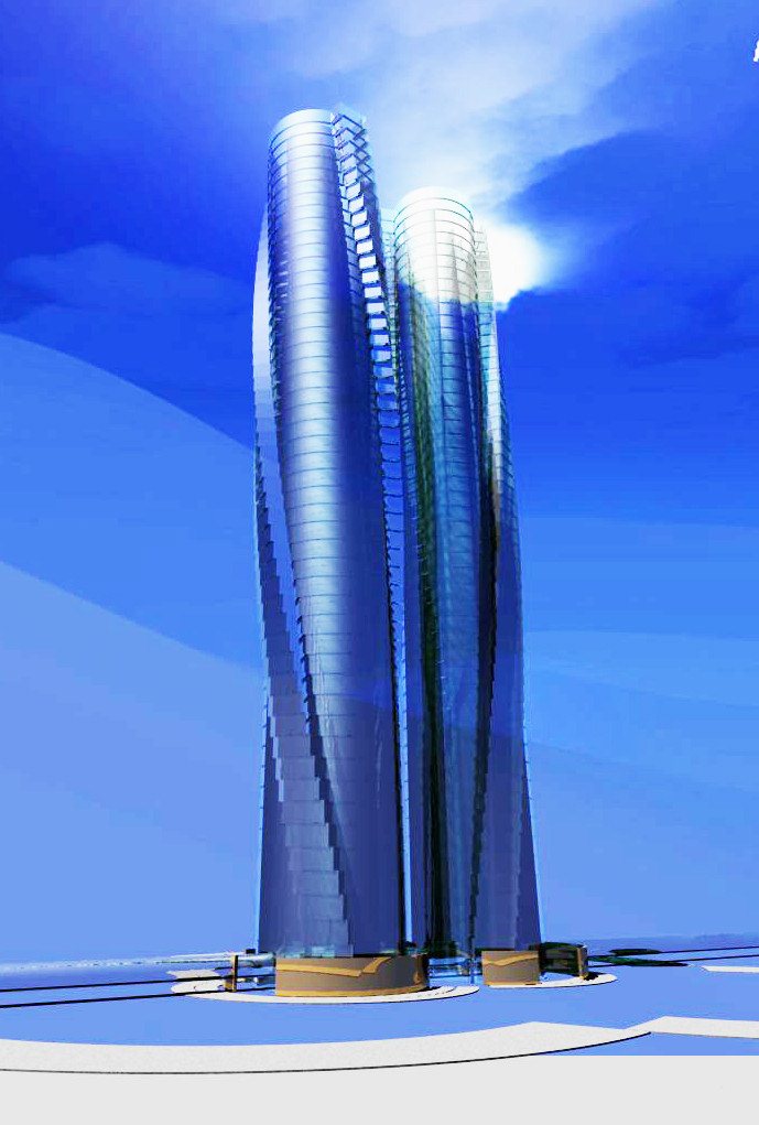 Grattacielo con fotovoltaico isola di Hainan (Cina)