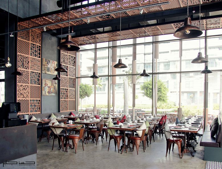 Industrial Restaurant Zenobia. Dubai
