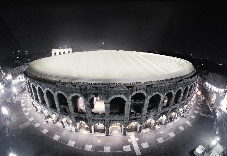 Concorso Internazionale per la copertura dell' Arena di Verona - 2° Classificato