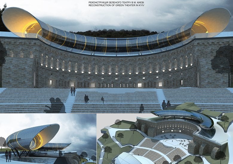 Reconstruction of the green theater