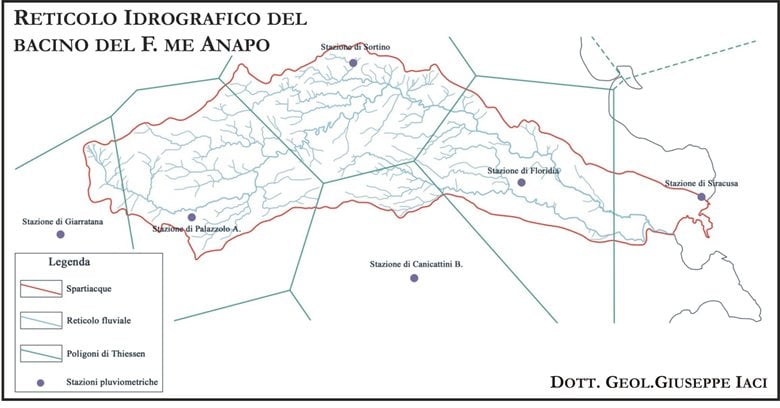 Tesi di Laurea: CARATTERISTICHE GEOLOGICO-AMBIENTALI DEL BACINO DEL FIUME ANAPO (SICILIA SUD-EST)