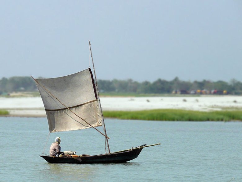 Padma Major River In Bangladesh