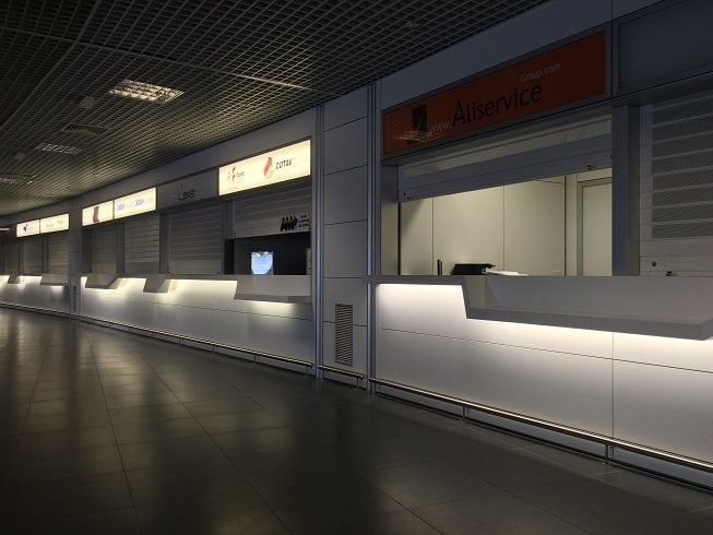 Realizzazione di 10 desk presso l'aeroporto internazionale "Leonardo da Vinci" di Fiumicino