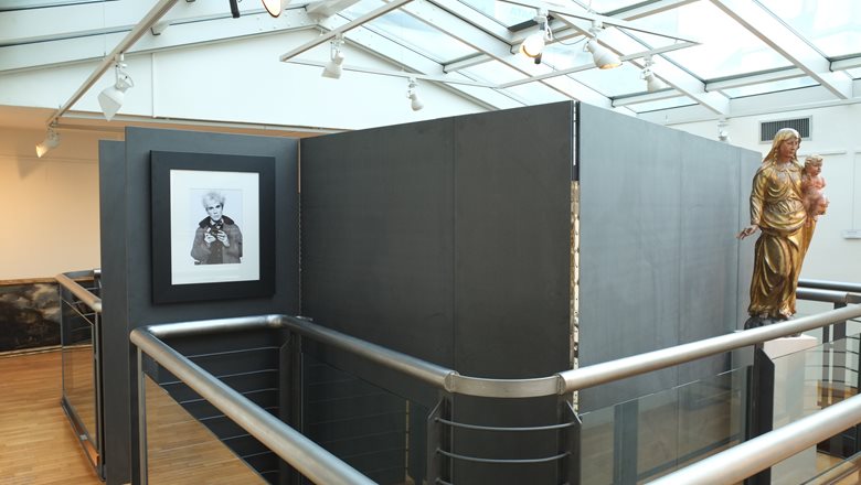 Allestimento mostra Andy Warhol - Pinacoteca G. Bellini - Sarnico