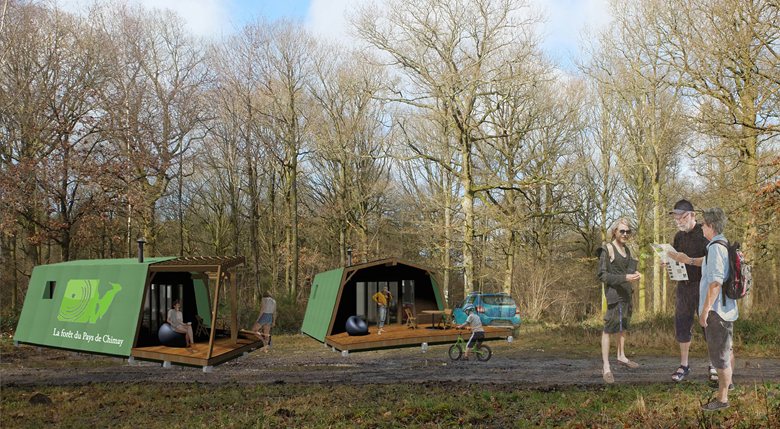 Concours RND : Habitat Léger de Loisir en forêt d'Ardenne