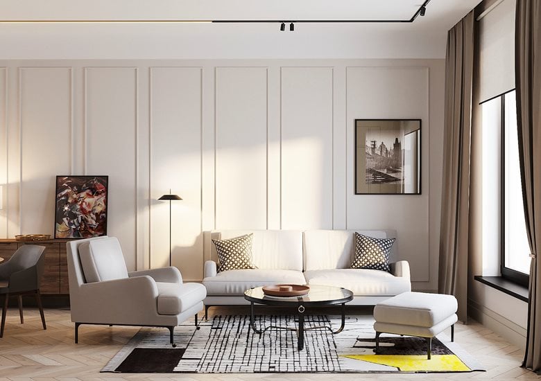 Contemporary interior with classic elements | OMNIA STUDIO