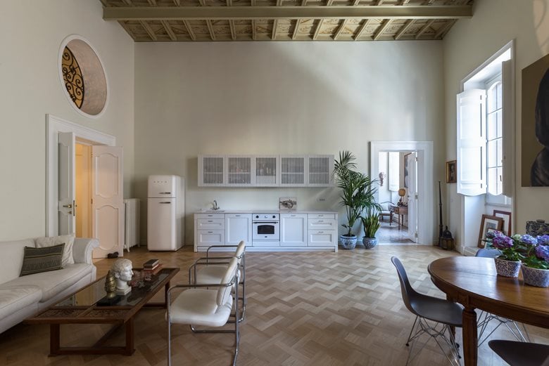 Renovation in the historical city centre of Rome