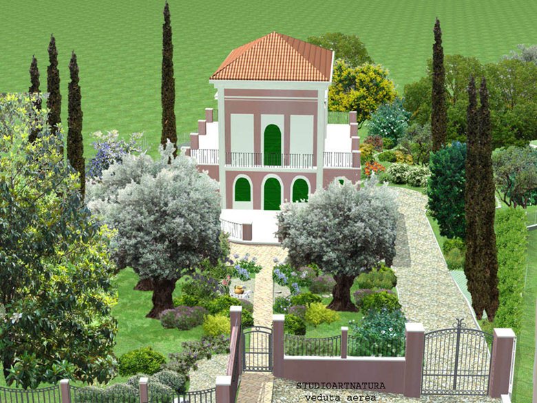 progetto per giardino mediterraneo in Abruzzo