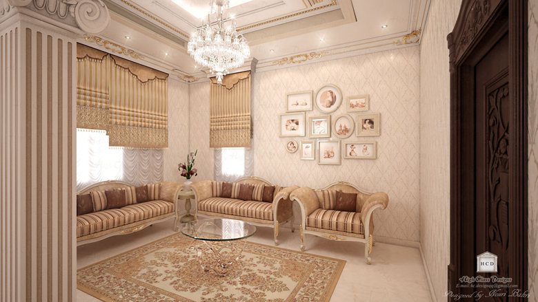 classic design of master room