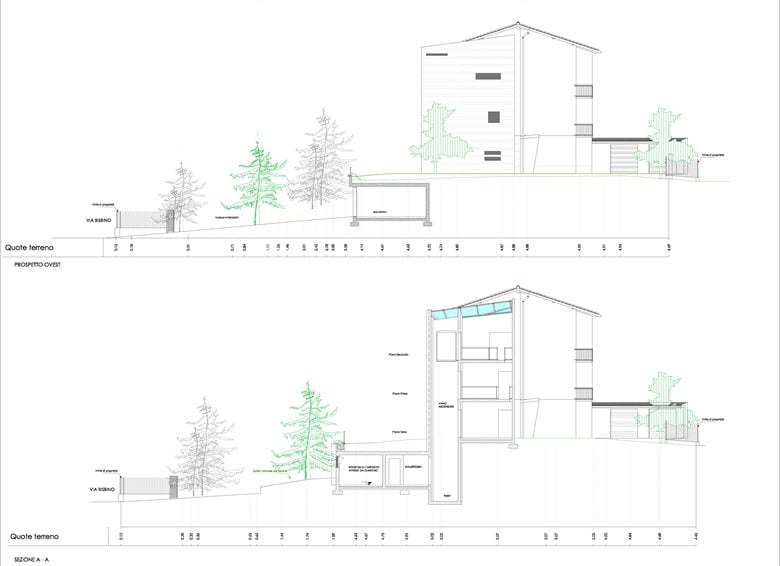 Ristrutturazione edificio residenziale in prov. di Como
